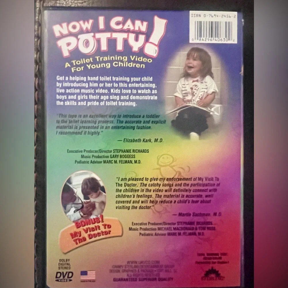 Now I Can Potty DVD - Potty Training Video - Picture 2 of 2